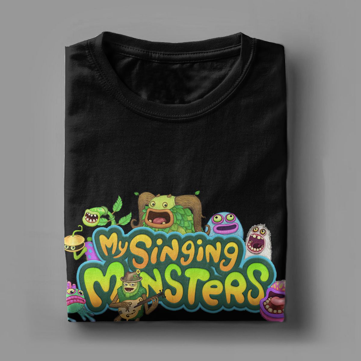 Casual My Singing Monsters Game Cartoon T Shirt for Men Women Pure Cotton T Shirts Short 4 - My Singing Monsters Plush