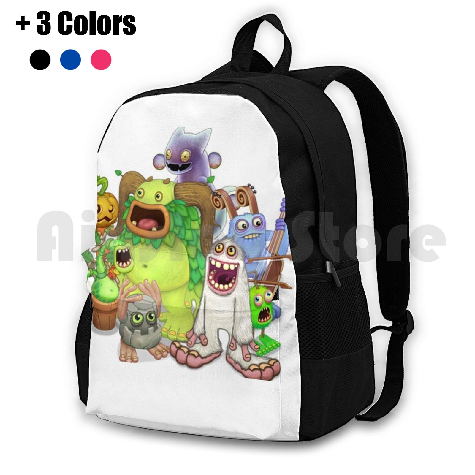 My Singing Monsters Characters Outdoor Hiking Backpack Riding Climbing Sports Bag My Singing Monsters My Singing - My Singing Monsters Plush