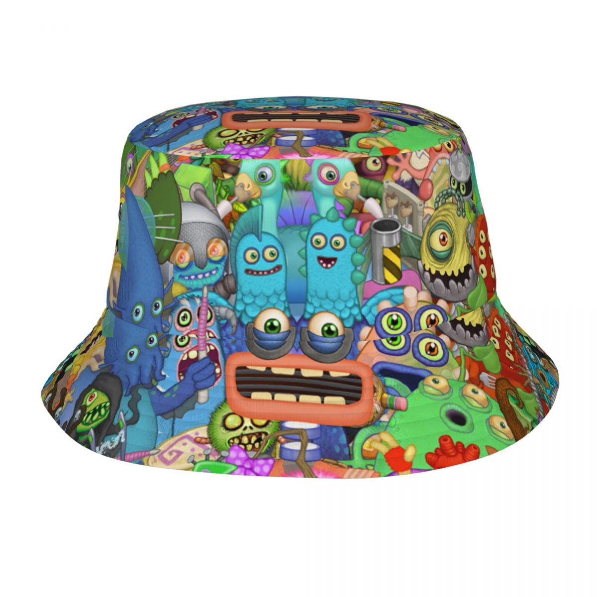 My Singing Monsters Music Game Bob Hat Vocation Getaway Headwear Merch Fisherman Hat for Outdoor Women - My Singing Monsters Plush