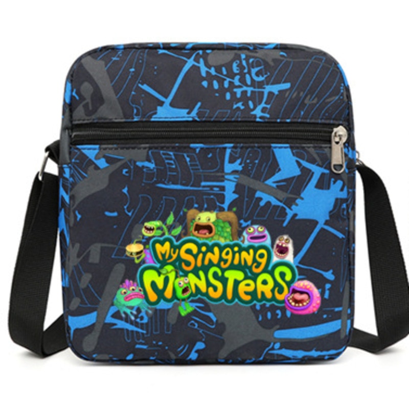 My Singing Monsters Shoulder Bag Multiple Styles Cartoon Satchel Anime Cross Body Bag Outdoor Children Nylon 5 - My Singing Monsters Plush
