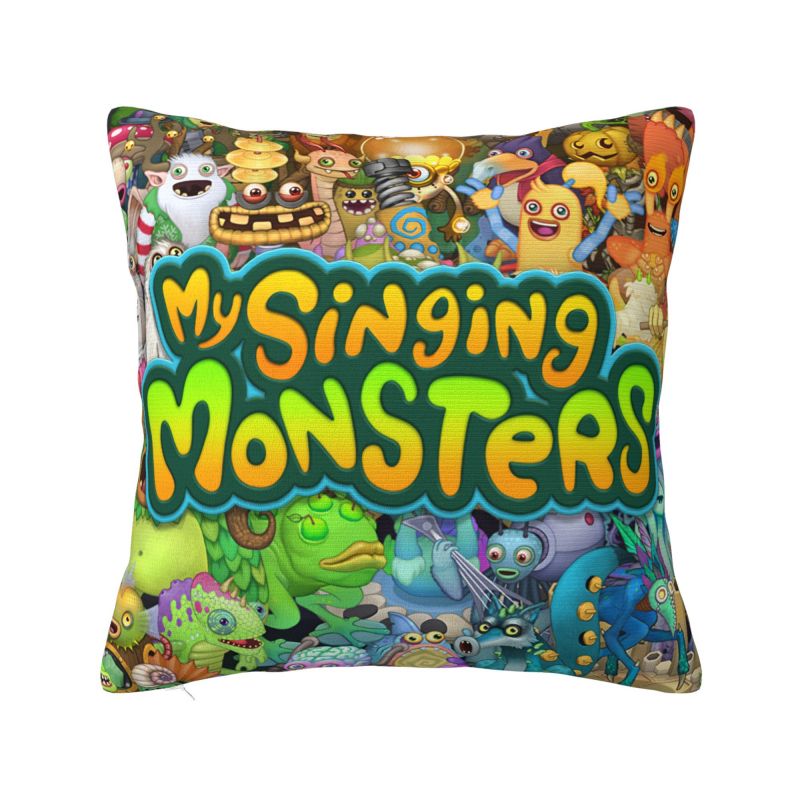 My Singing Monsters Throw Pillow Case Decorative Video Game Modern Cushion Cover Car Pillowcase - My Singing Monsters Plush
